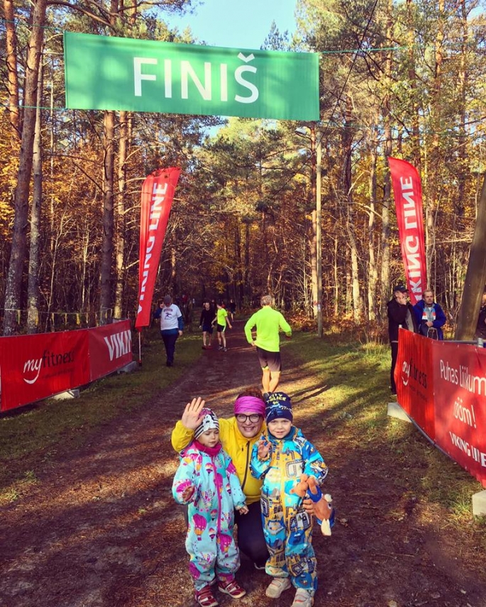 Nõmme rabajooksul, kus Õnne kaksikud on osalenud päris imikueast alates.